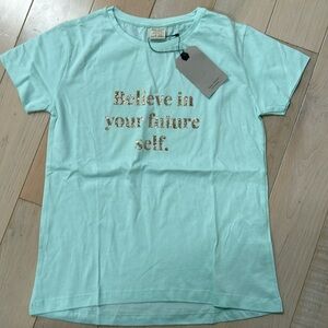 Zara believe in yourself cotton shirt